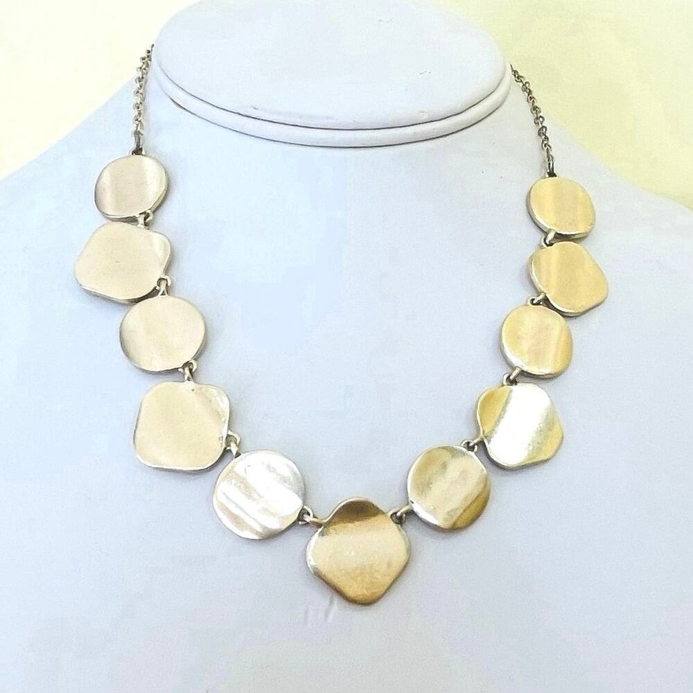 Vtg Loft Statement Collar "Get Decked Out" Necklace Contemporary Elegant